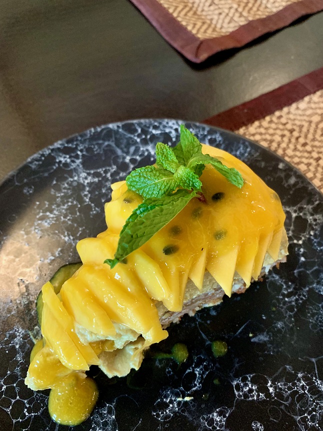 Goodsouls Kitchen – Raw Vegan Mango and Passion Fruit Cheesecake