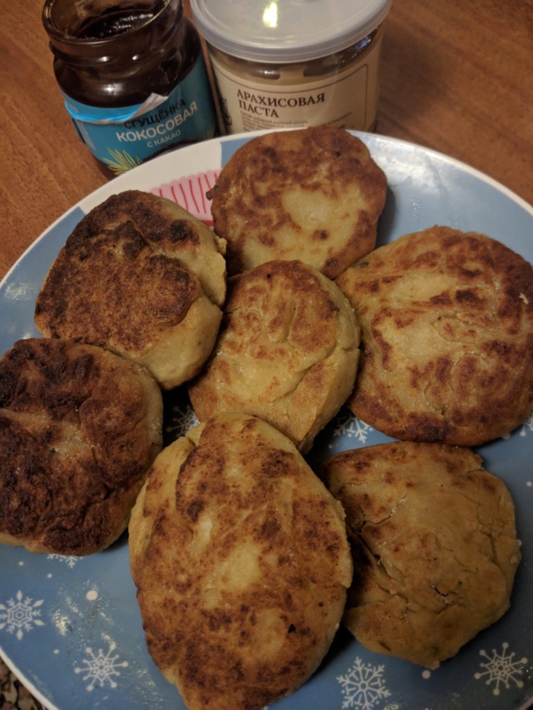 Homemade tofu russians cheesecakes (sirniki)