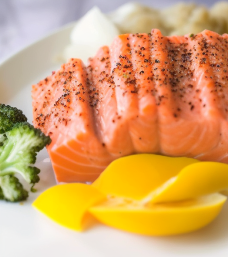 plant-based salmon by new school foods