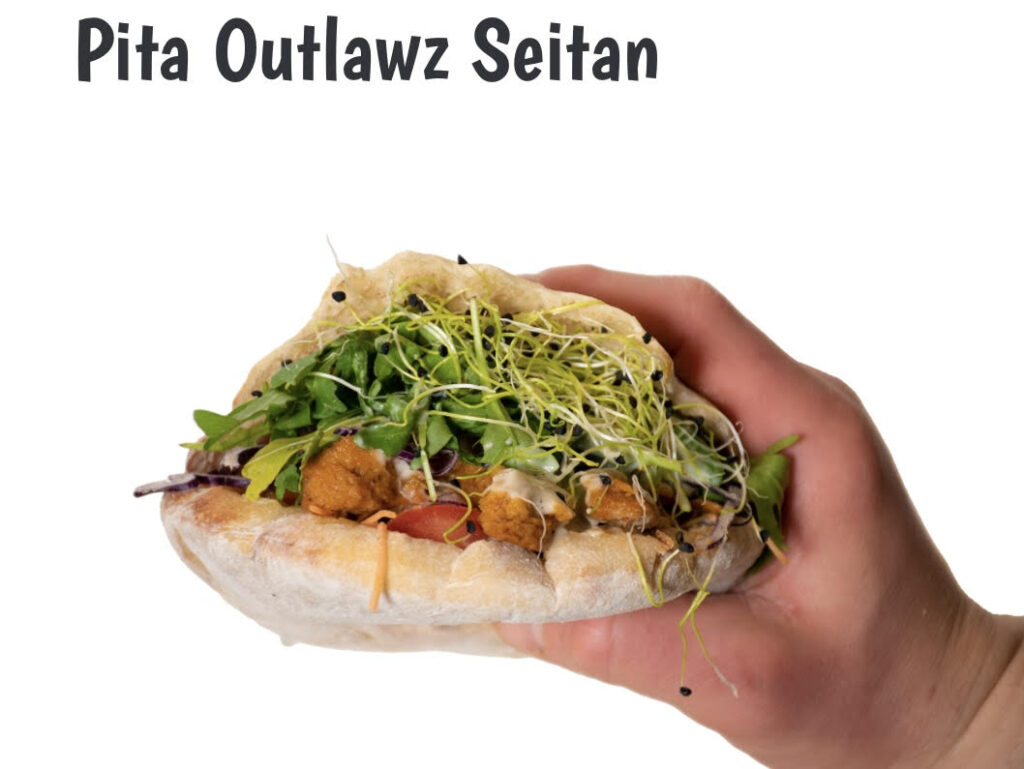 Pita Outlawz Seitan at veganitas in Zürich