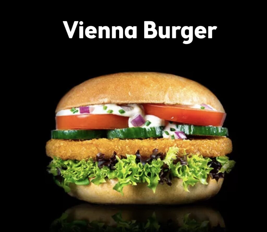 Vienna Burger at swing kitchen in Bern