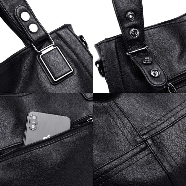 Women’s Fashion Pu Leather Shoulder Handbag