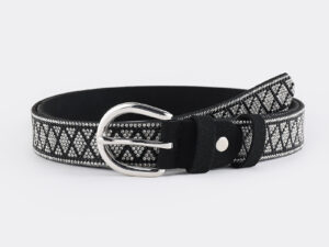 Fashion Women's PU Leather Rhinestone Belt