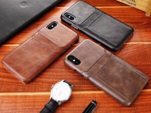 PU leather phone back cover