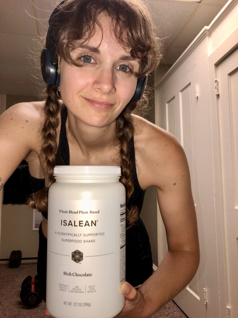 As a vegan, I’ve tried many protein powders and all of them would make me bloated and gassy(real talk🤷🏼‍♀️)
Since using Isagenix IsaLean Plant Based Superfood Shake, the only thing I’m feeling afterwards is satisfaction 💯: Kylie Jo Donovan