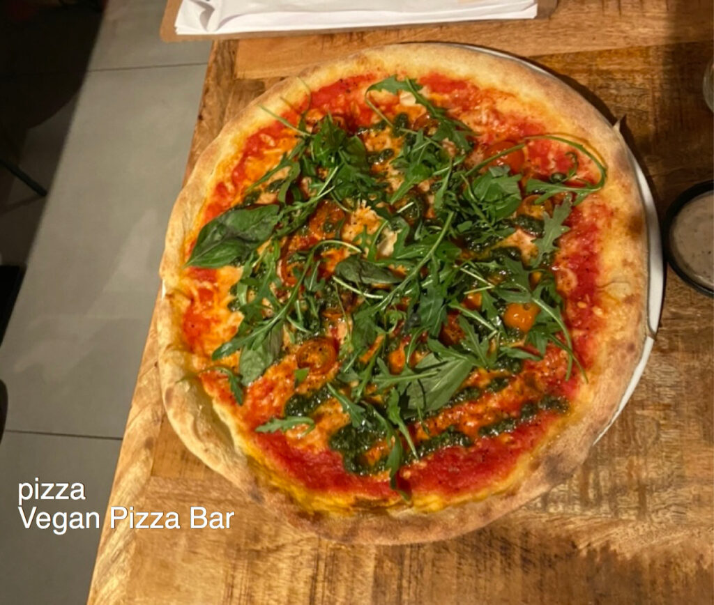 Vegan pizza bar for delicious pizza