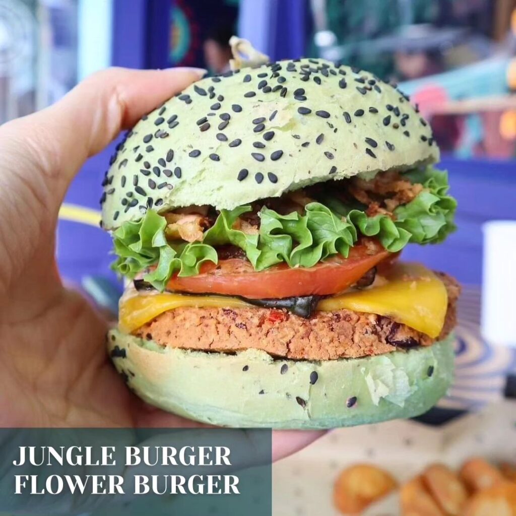 Jungle Burger Flower Burger