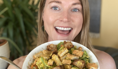 Vegan Caesar Salad - one of my Favorites: Becky Hill | Heart Coaching