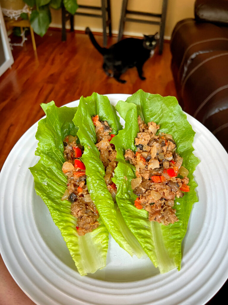 (V/GF) Beyond Lettuce cup Tacos