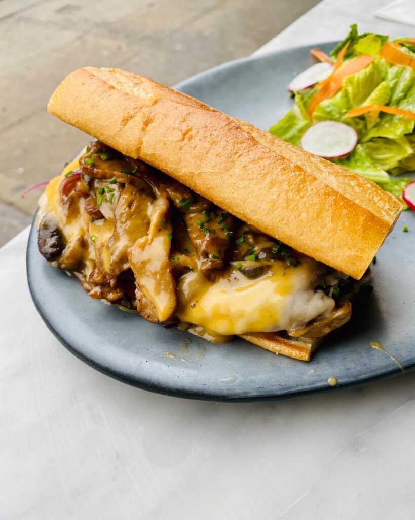 Vegan Philly cheesesteak at Willow in NYC: Alex | Vegan Everything