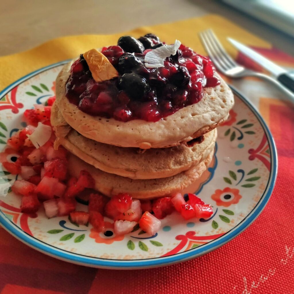 Vegan homemade pancakes: Juliana Jacobo