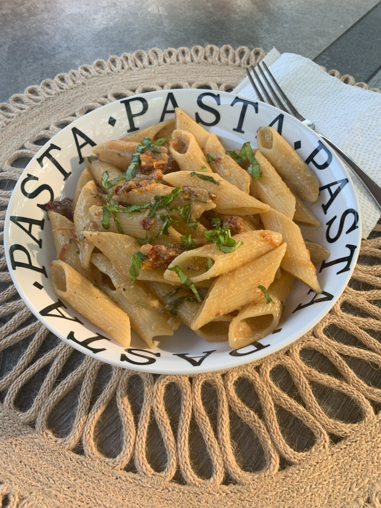 Homemade sundried tomato pasta: Haley Tice 