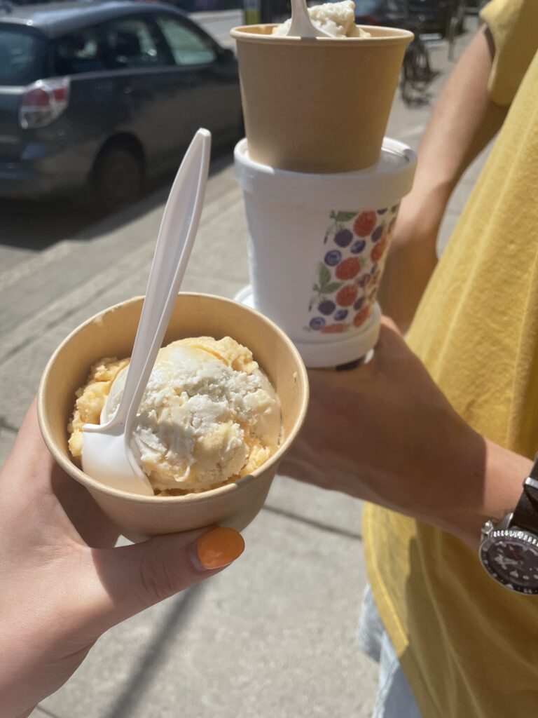 Honeys: Creamsicle Ice Cream: Toronto Vegan