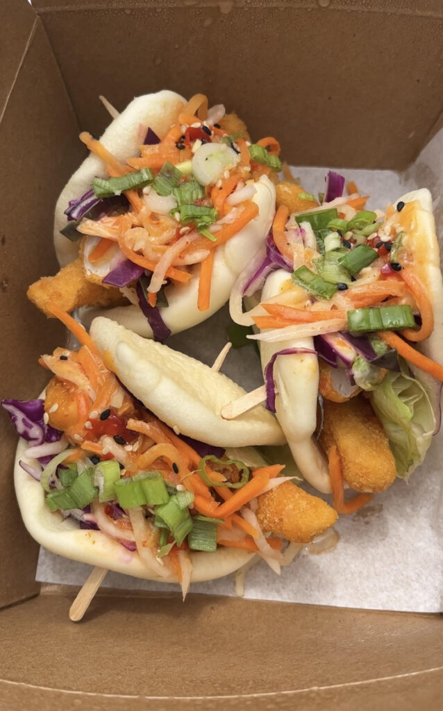 Vrevolution bang bang vegan shrimp bao