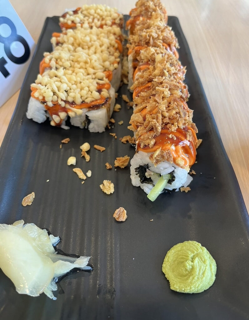 Wellness Sushi Krunchy Krab Roll Ebi Tempura Roll