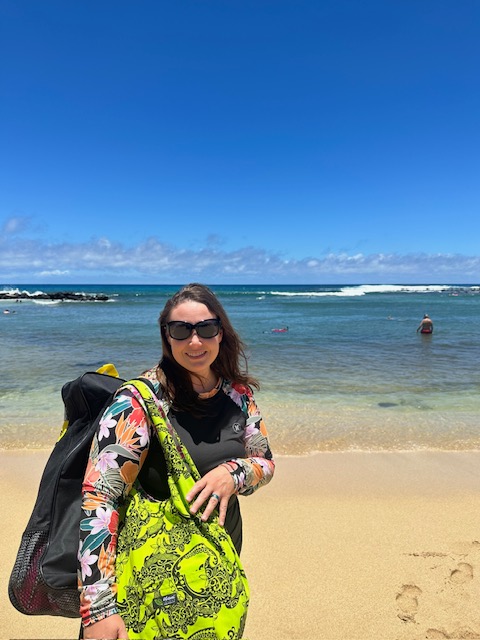 Me, on my honeymoon in Hawaii - Jenn Cooks Vegan Food
