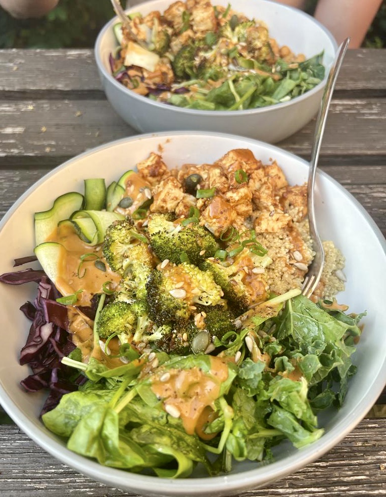 Tofu Salad Protein Bowl