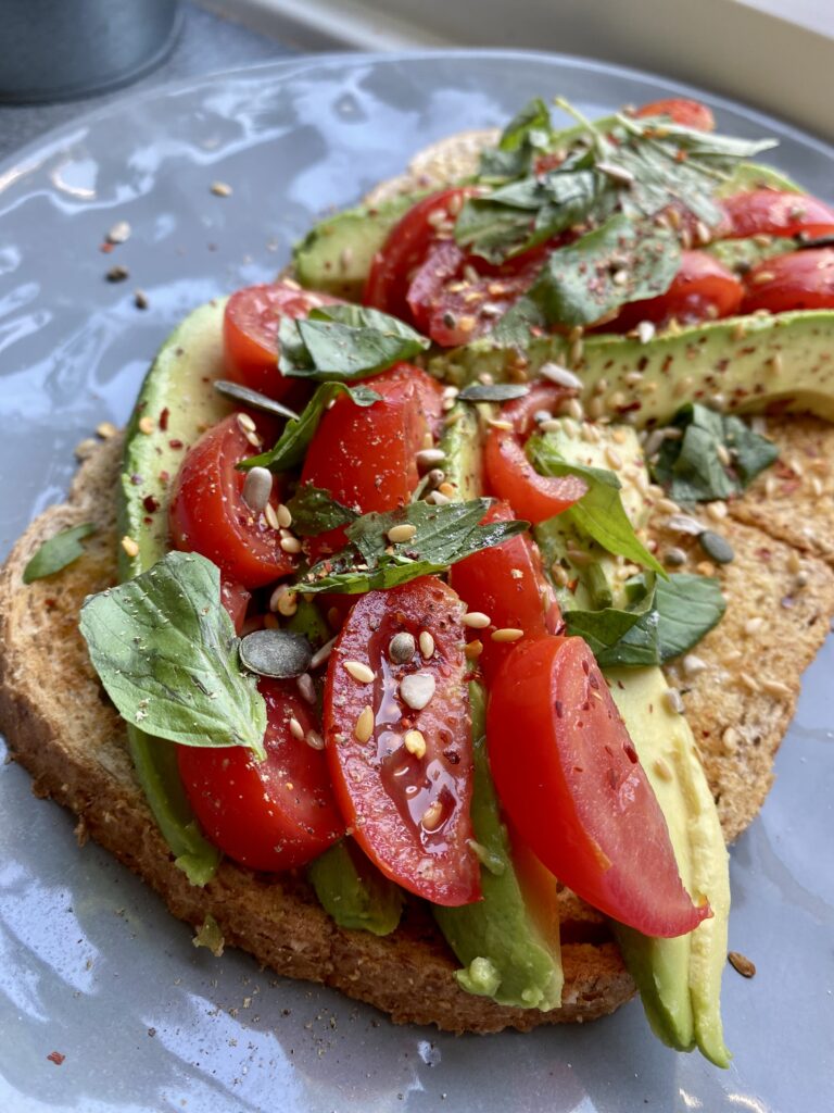 Avocado and Tomato on Toast