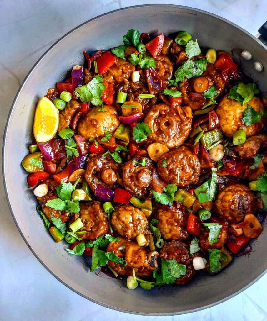 Mushroom Manchurian - Hema Varsani | Vegetarian Food & Drink Recipes