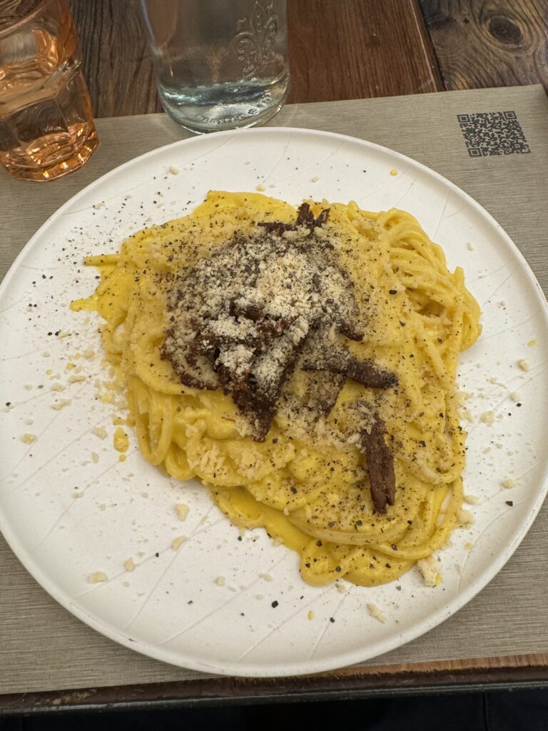 Rifugio Romano- Spaghetti Carbonara - Madison Eshel