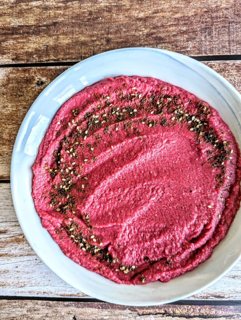 Beetroot Hummus - Hema Varsani | Vegetarian Food & Drink Recipes