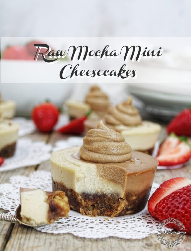 Raw Mocha Mini Cheesecakes -Lena's Vegan Living