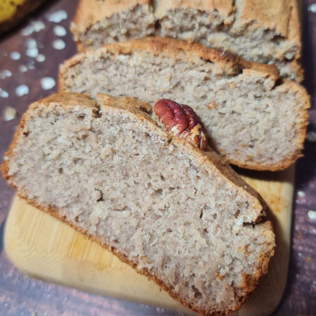 Vegan Banana Bread - gluten-free and sugar-free