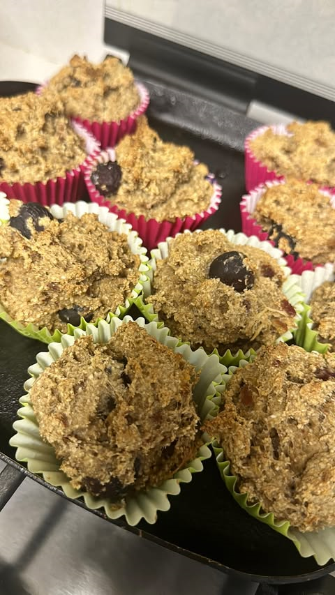 Verito - Blueberry oat muffins